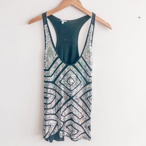 charlotte russe | sequin tank